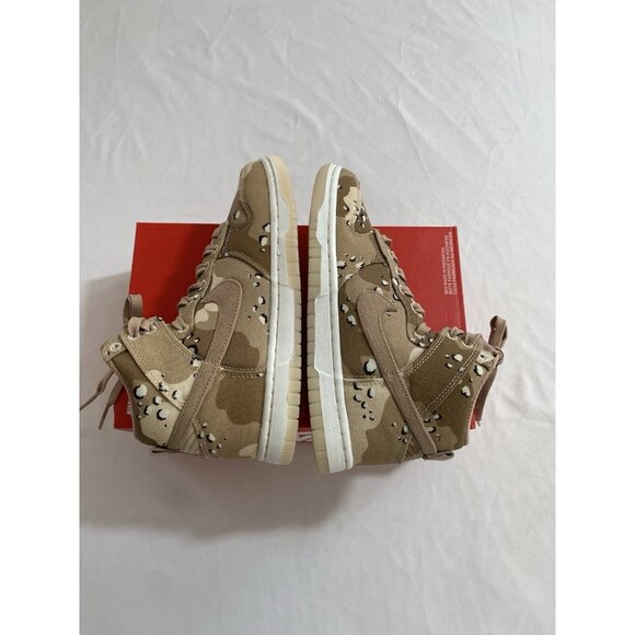 New Women’s Size 5 Brown Nike Dunk High Basketball Shoes DX2314 200 - Picture 5 of 9